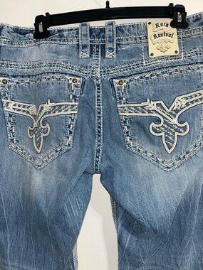 Rock Revival Dov Distressed Jeans 38